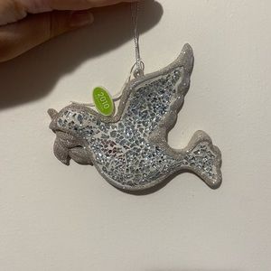 New North Pole Dove of Peace  Christmas ornament 2010 collection